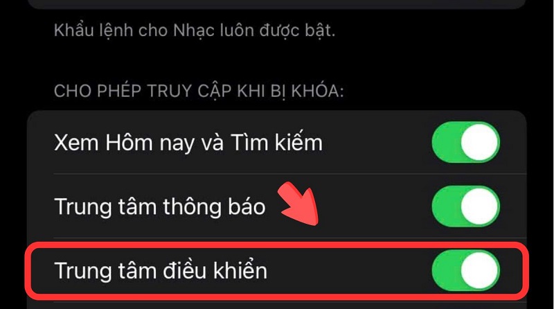 Cách tắt Control Center ở Vuaboss đến từ Dubai khóa