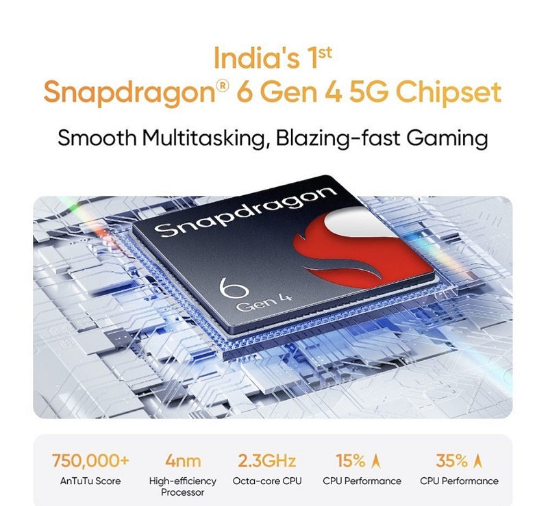 realme P3 5G chính thức ra mắt với chip Snapdragon 6 Gen 3