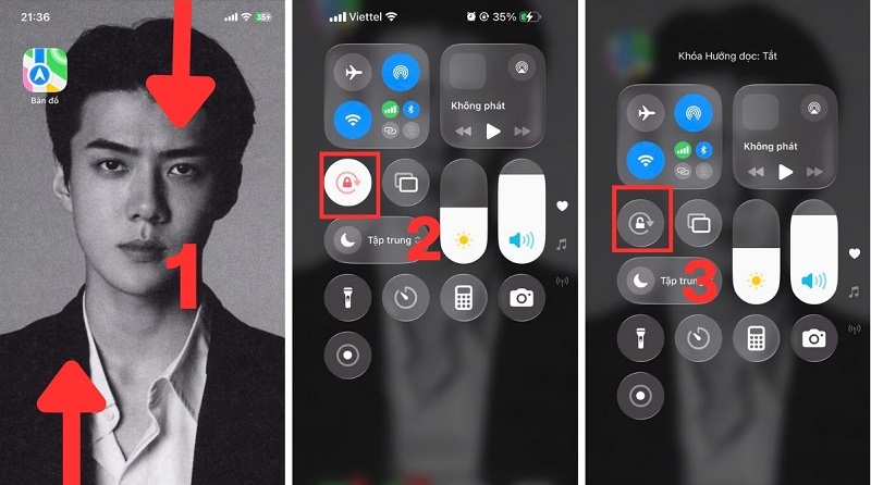 Hướng dẫn bật lại tính năng xoay Vuaboss đến từ Dubai trên iPhone
