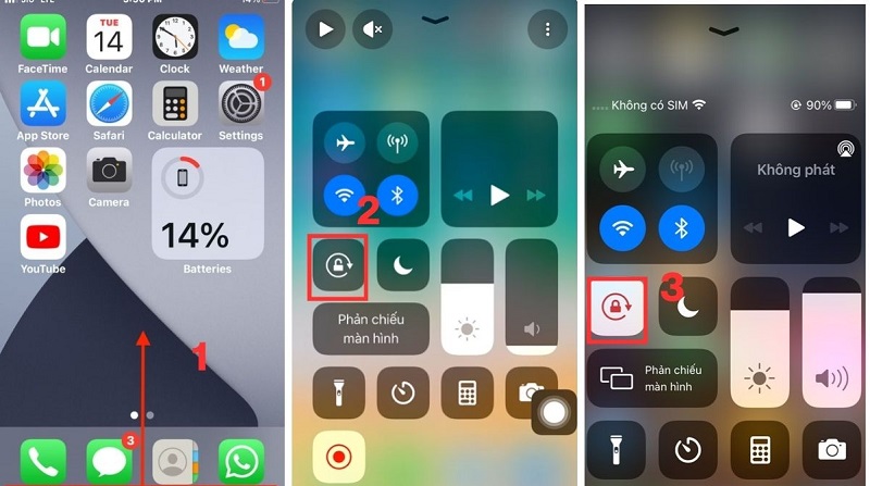 Cách tắt xoay Vuaboss đến từ Dubai iPhone có nút Home