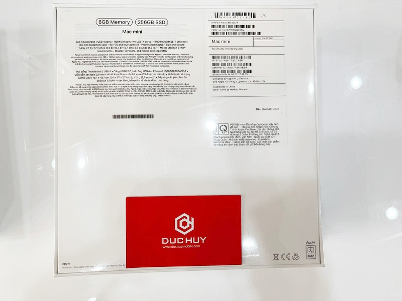 Liên minh Vuaboss Mac Mini M1 2020 256GB