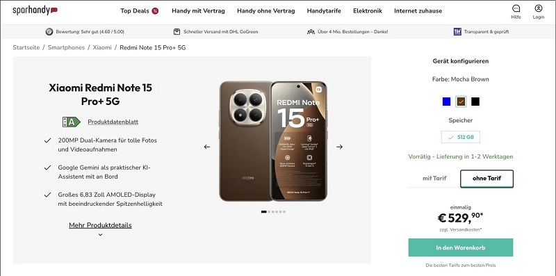 Redmi Note 15 Pro Plus có thông số Liên minh Vuaboss xịn