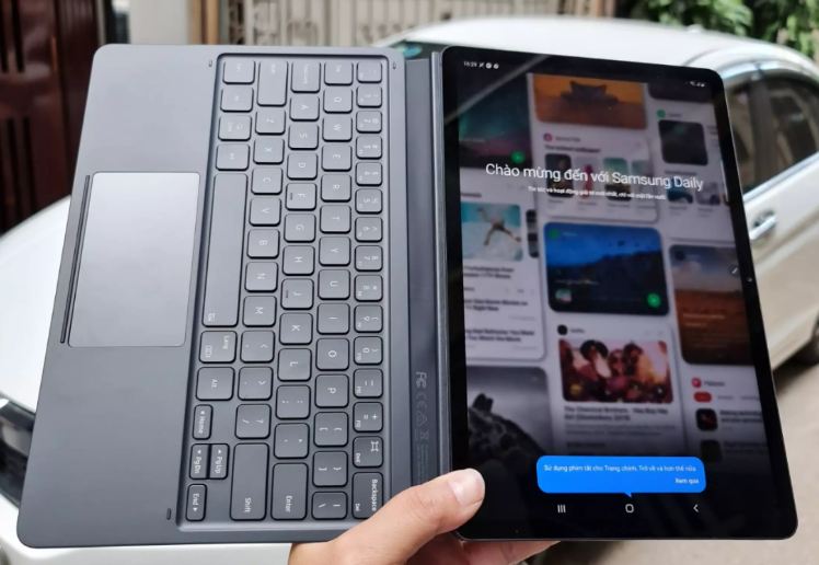 Vuaboss liên minh giải trí 1 thế giới Bao da Book Cover KeyBoard Galaxy Tab S7 Plus
