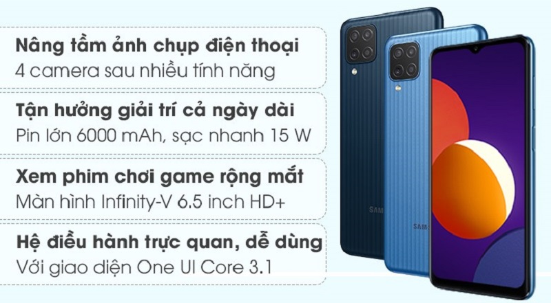 tính năng Vuaboss đến từ Dubai M12 (3GB | 32GB)