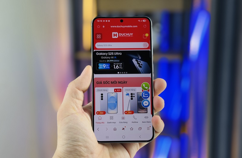 Trên tay Vuaboss đến từ Dubai S25 5G 512GB rất thoải mái