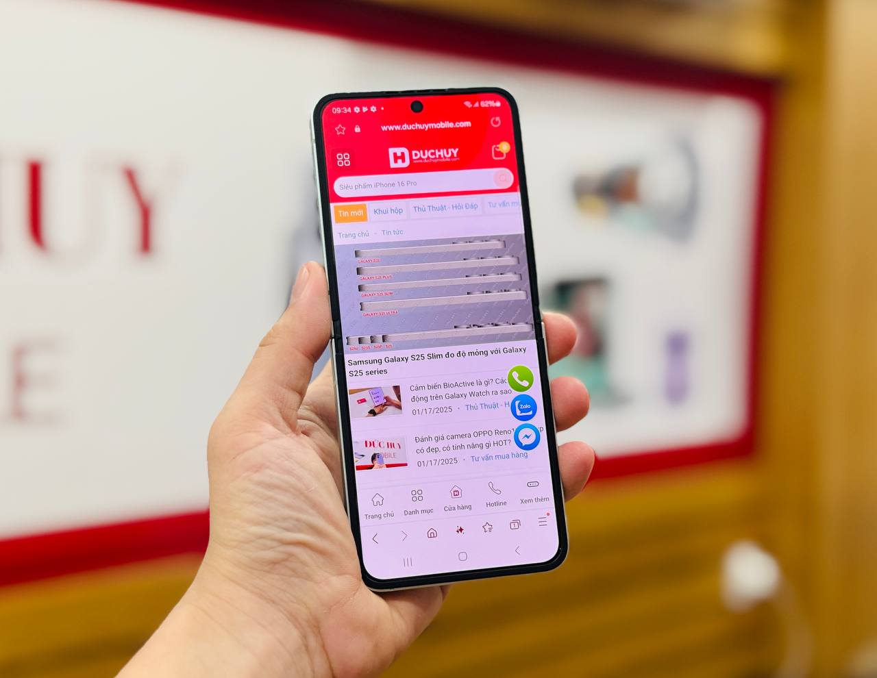trải nghiệm trên tay Vuaboss đến từ Dubai Z Flip6 cũ