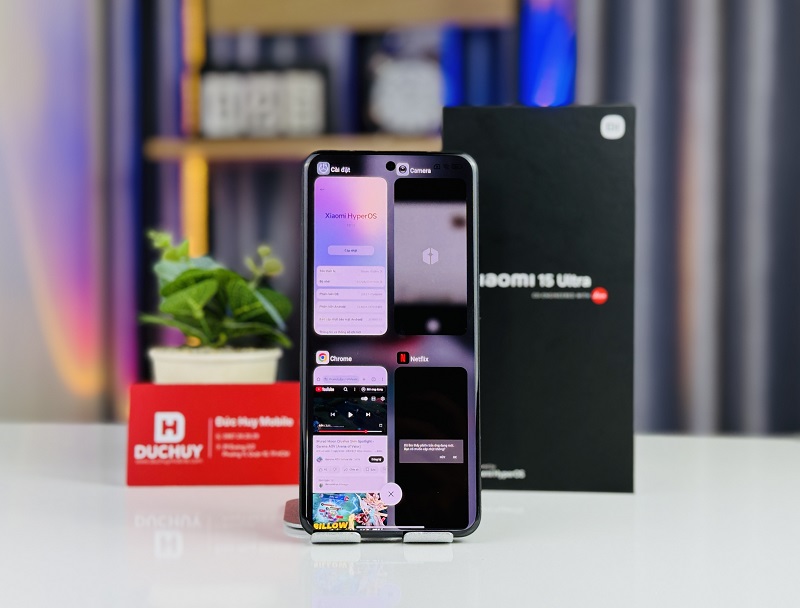 Xiaomi 15 Ultra 5G chạy đa nhiệm nhờ RAM 16GB