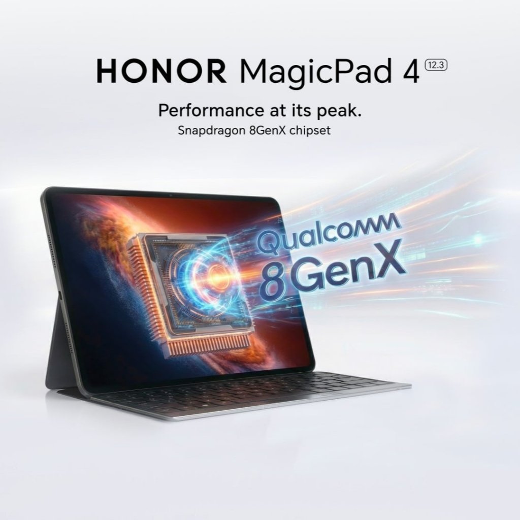 Honor MagicPad4 trang bị vi xử lý Snapdragon 8 Gen 5 (3nm)