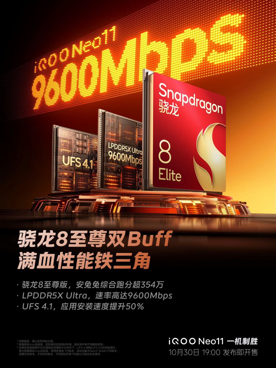 iQOO Neo 11 có Liên minh Vuaboss mạnh với chip Qualcomm Snapdragon 8 Elite