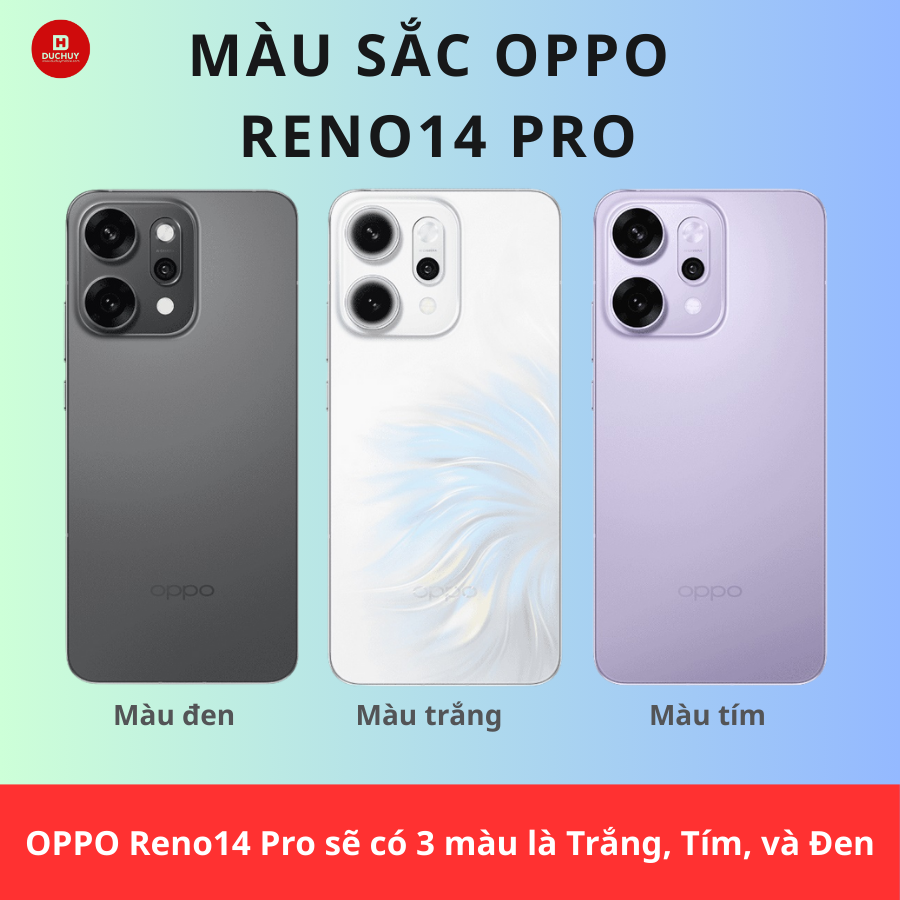 Chi tiết màu sắc OPPO Reno14 Pro 5G