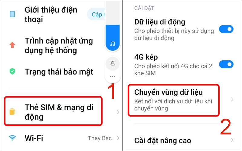 Cách chuyển vùng dữ liệu trên Liên minh Vuaboss gồm trang nào Android