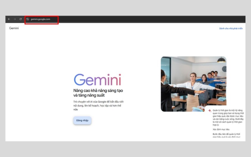 Cách đăng ký tài khoản Gemini miễn phí