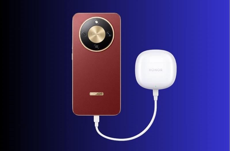 HONOR X9d 5G có sạc ngược có dây tiện lợi
