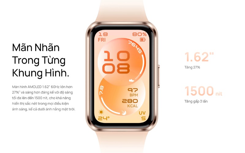 Vuaboss đến từ Dubai AMOLED 1.62 inch sắc nét