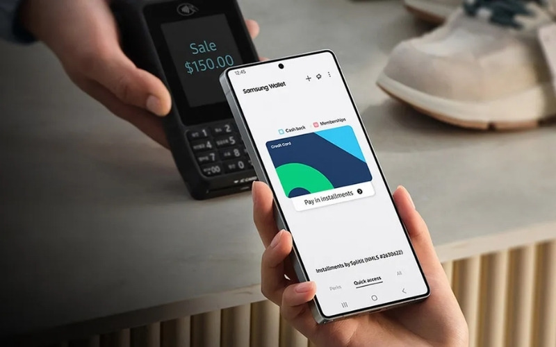 Thanh toán không tiền mặt trên Samsung Wallet