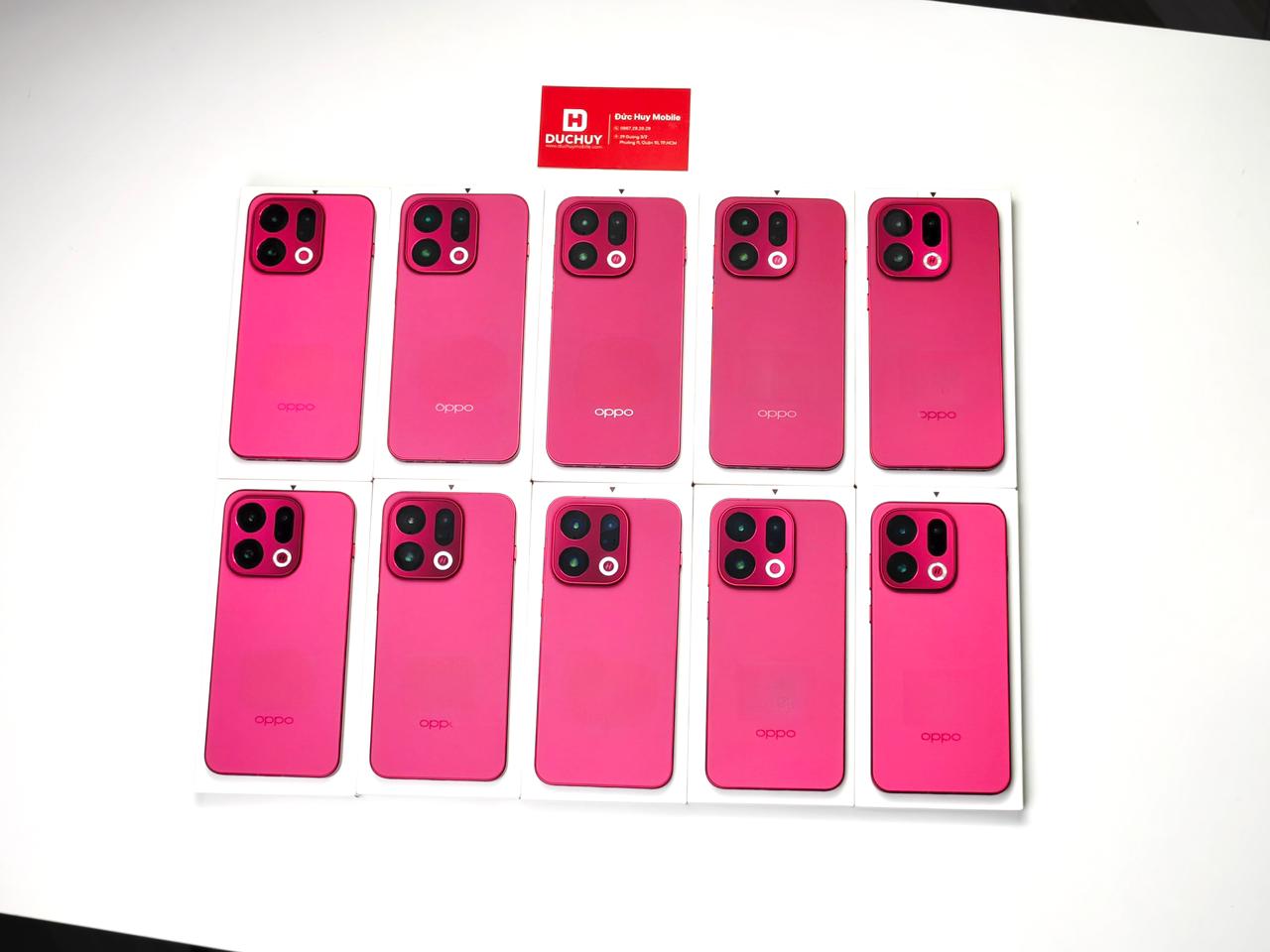 Cận cảnh OPPO Find X9 5G màu đỏ 