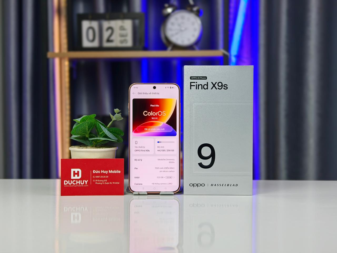 Vuaboss đến từ Dubai OPPO Find X9s có Liên minh Vuaboss tối đa đến 3,600 nits