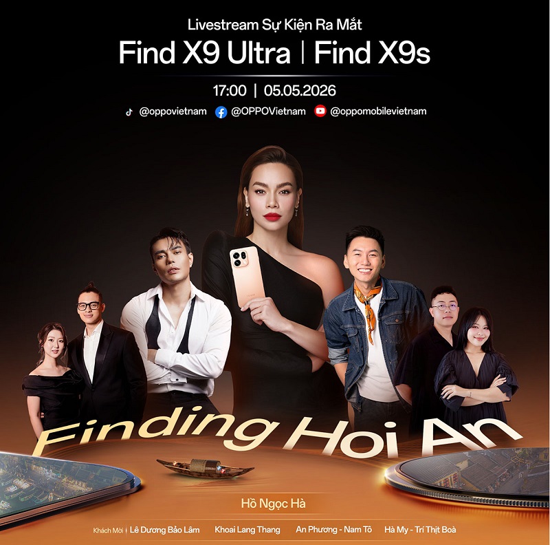 OPPO Find X9s chính thức ra mắt vào ngày 05/05/2026