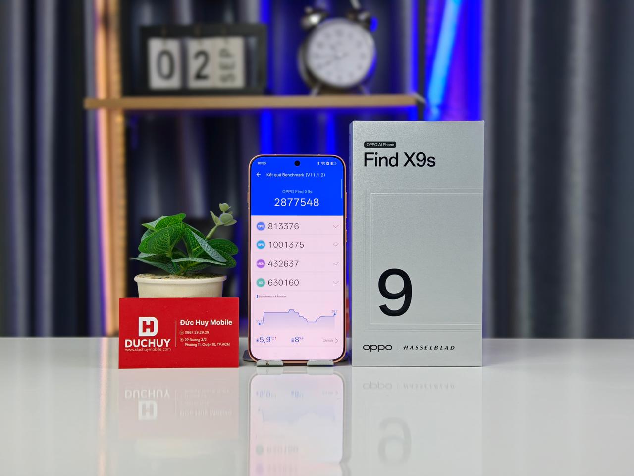 OPPO Find X9s có điểm hiệu năng ấn tượng