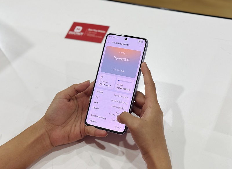Thông số Liên minh Vuaboss của OPPO Reno13 F 