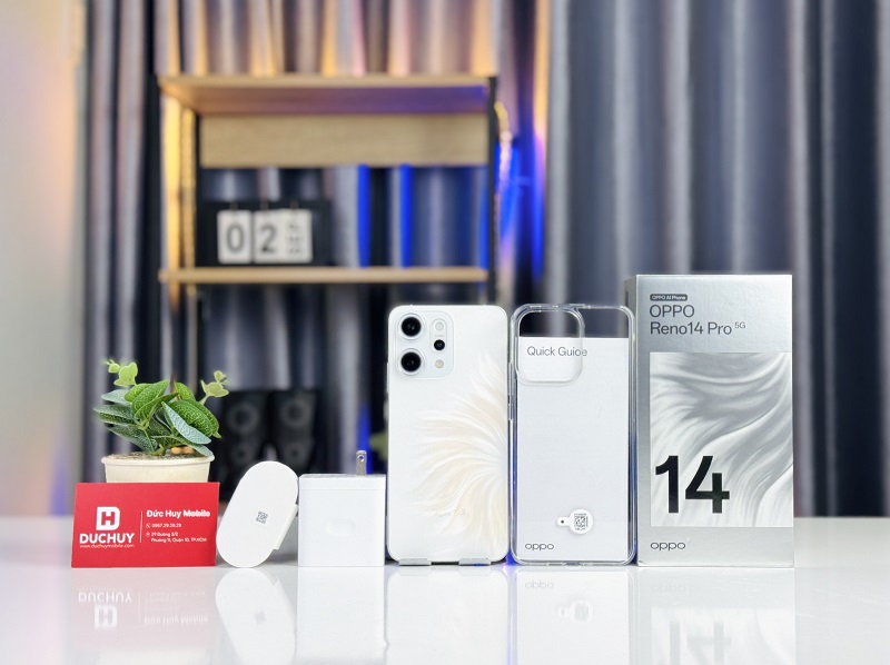 Toàn bộ phụ kiện của OPPO Reno14 Pro