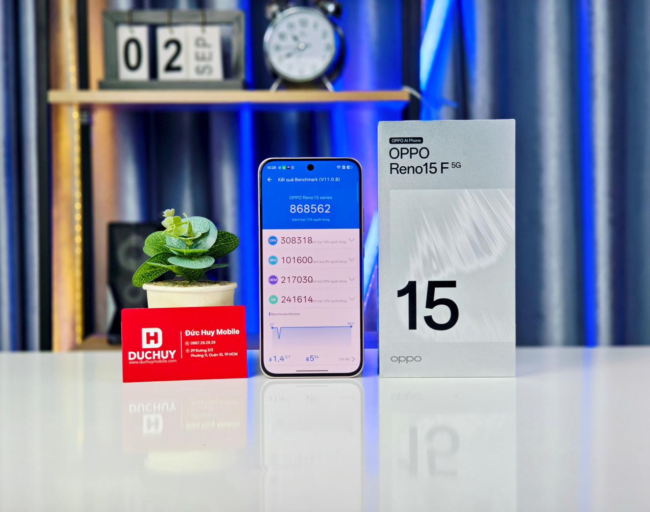 Điểm hiệu năng của OPPO Reno15 F 5G