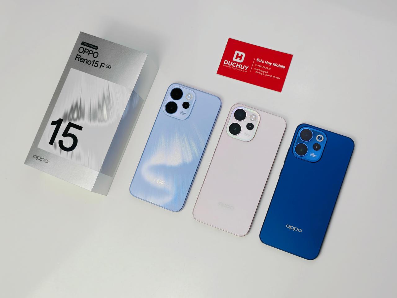 OPPO Reno15 F 5G đủ màu