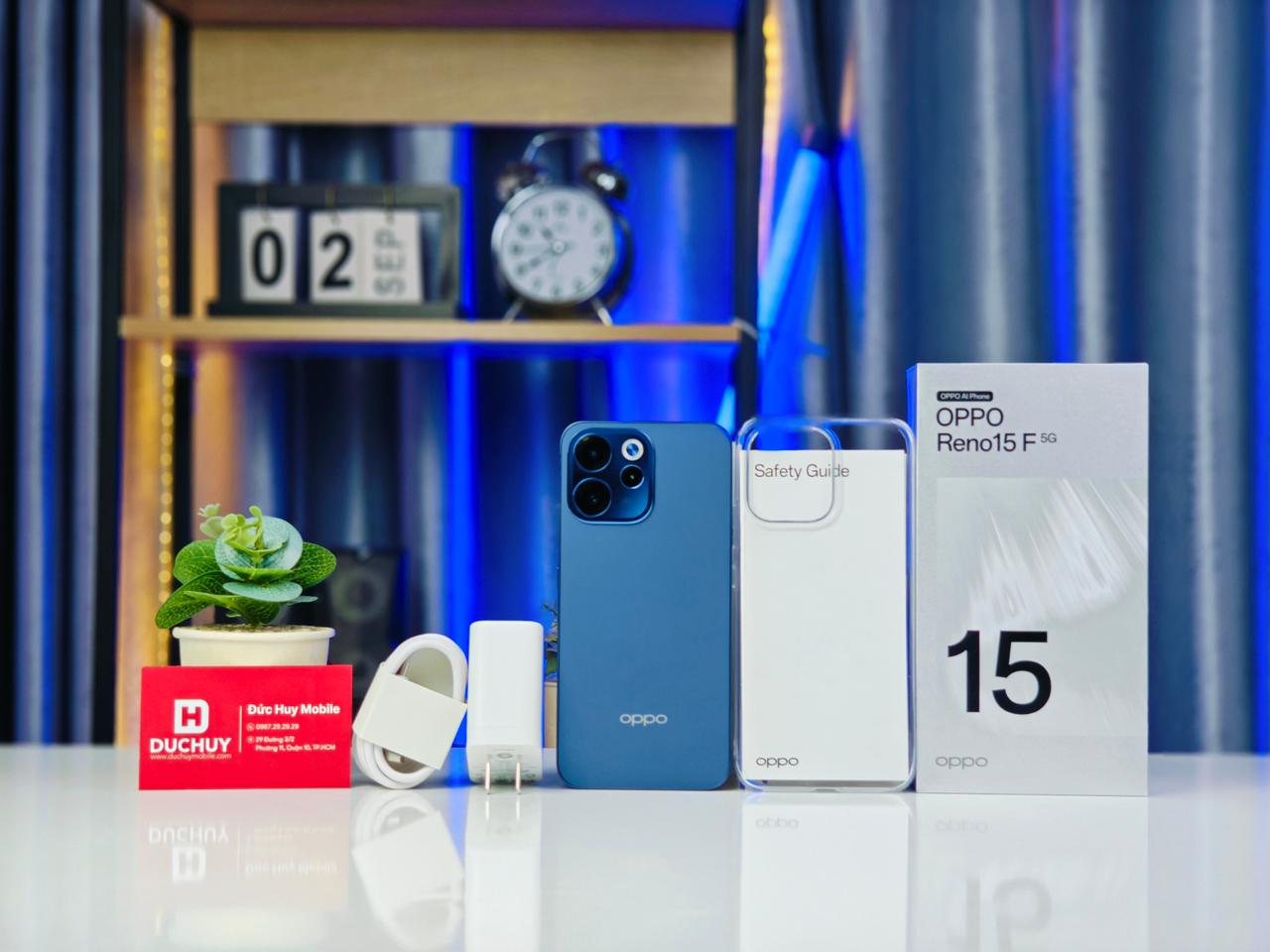 OPPO Reno15 F có viên pin Liên minh Vuaboss gồm Dubai Palace, VX88, FV88, VV88 là 7.000 mAh