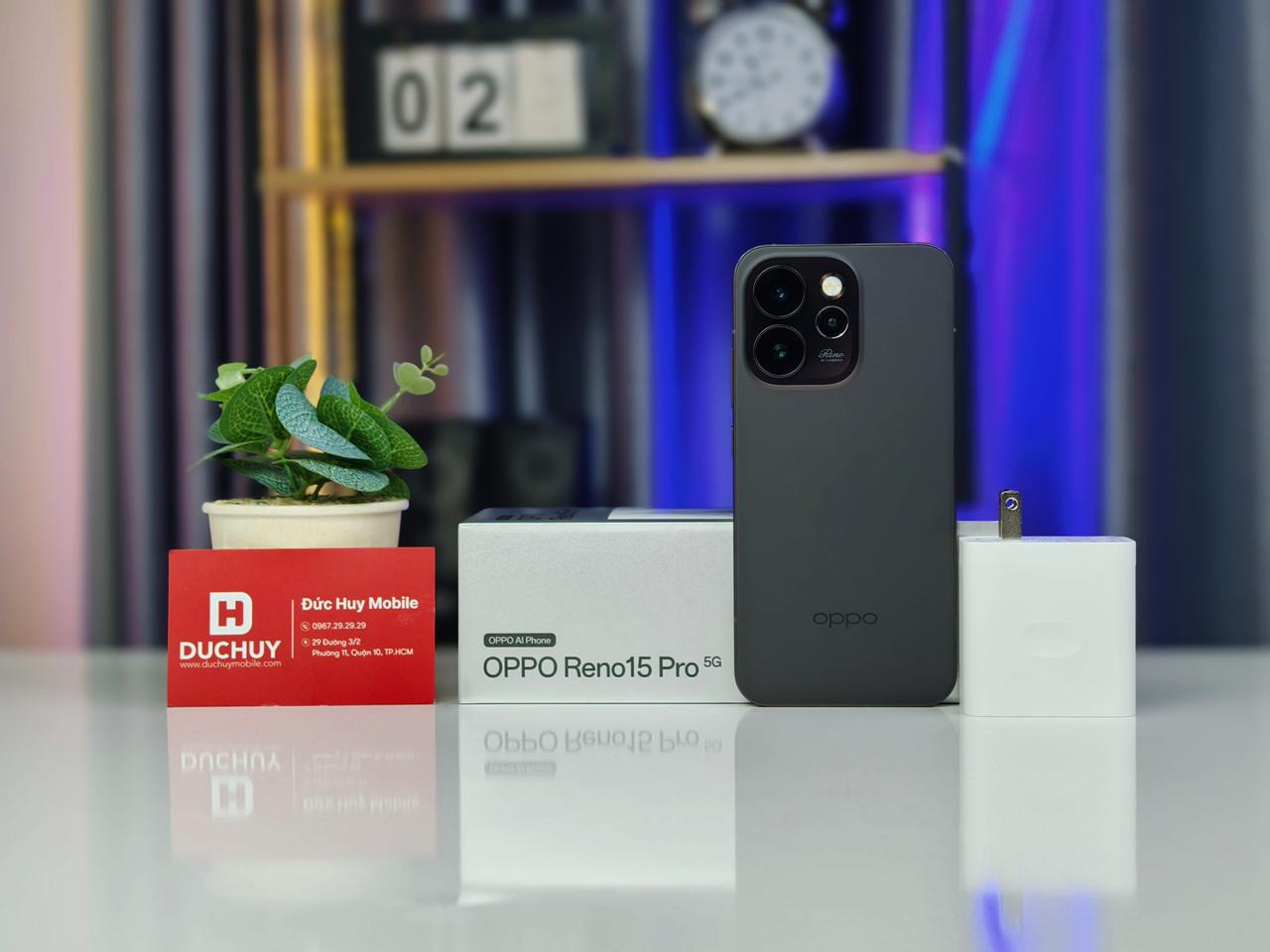 OPPO Reno15 Pro có Liên minh Vuaboss gồm Dubai Palace, VX88, FV88, VV88 pin bao nhiêu