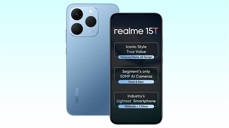Realme 15T 5G trang bị Vuaboss đến từ Dubai AMOLED 6.57 inch Full HD+