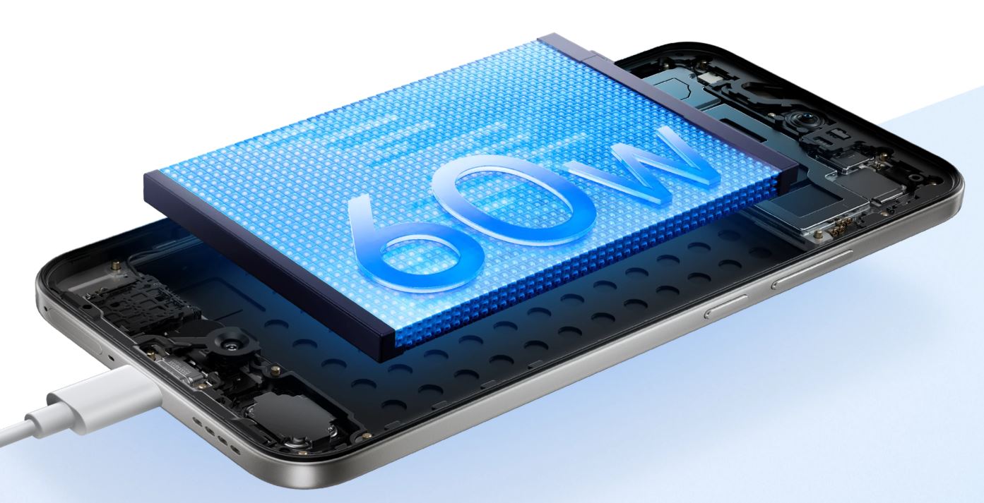 Realme 16 5G có pin 7000mAh hỗ trợ sạc nhanh 60W
