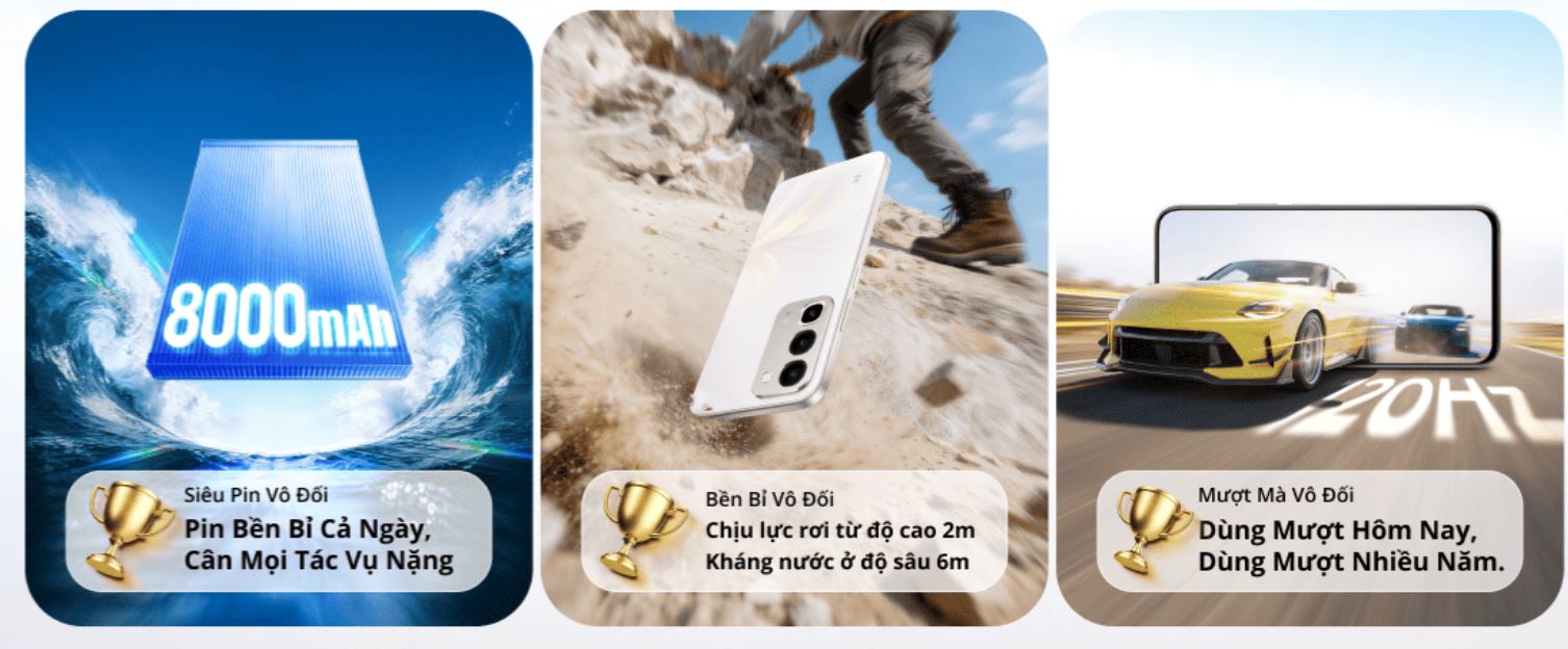 Các ưu điểm nổi bật của realme C100 4G