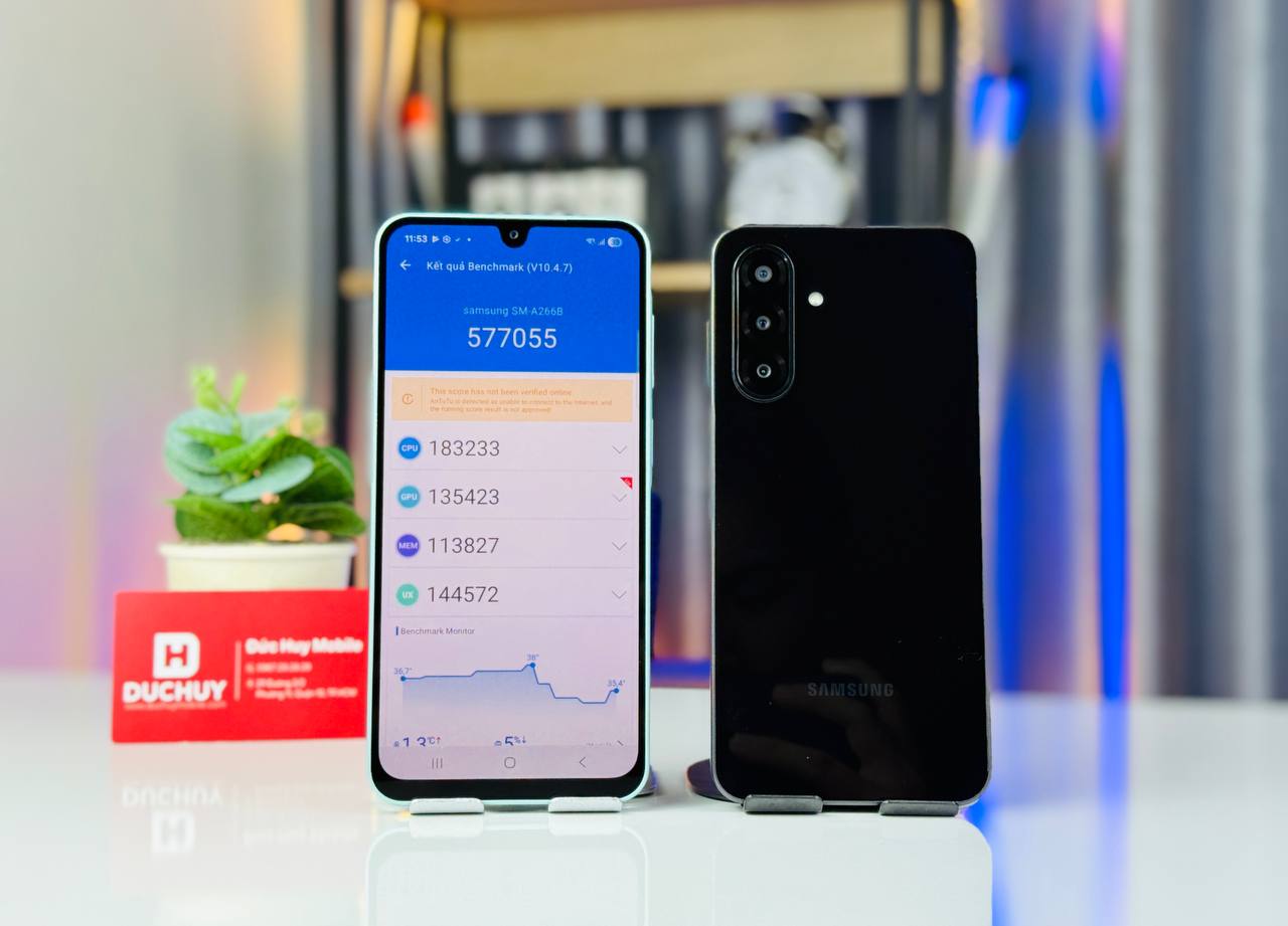 Cấu hình Vuaboss đến từ Dubai A26 ổn định với chip Exynos 1380 cho điểm hiệu năng tốt