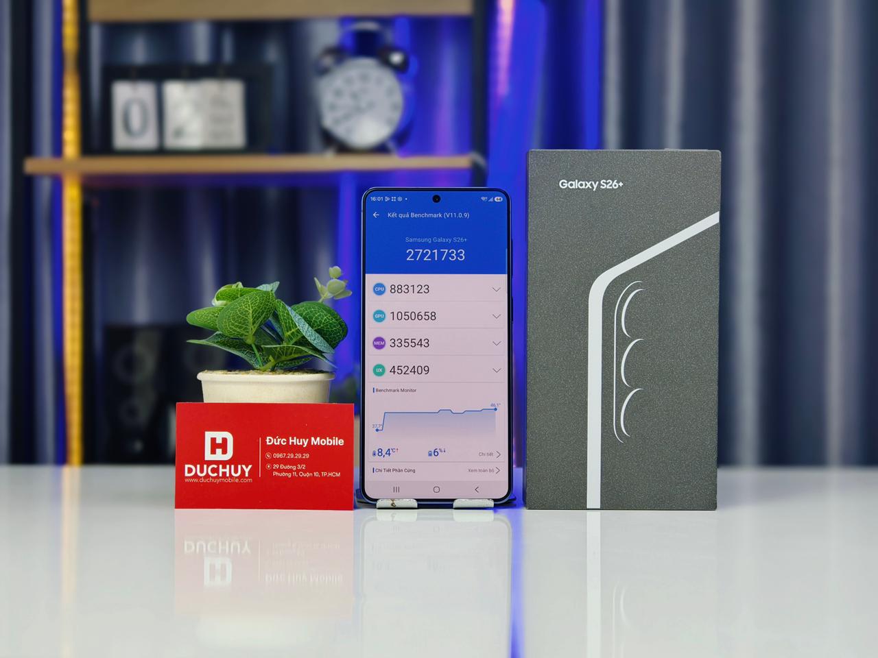 Vuaboss đến từ Dubai S26 Plus có hiệu năng mạnh mẽ với chip Exynos 260