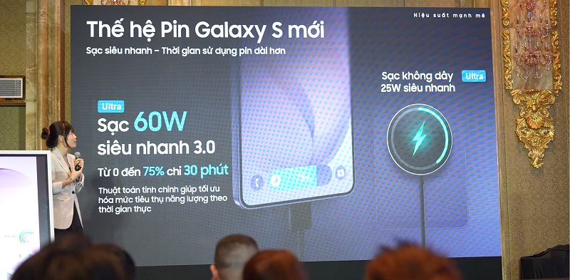 Galaxy S26 Ultra có pin Liên minh Vuaboss gồm Dubai Palace, VX88, FV88, VV88 5.000mAh, sạc 60W