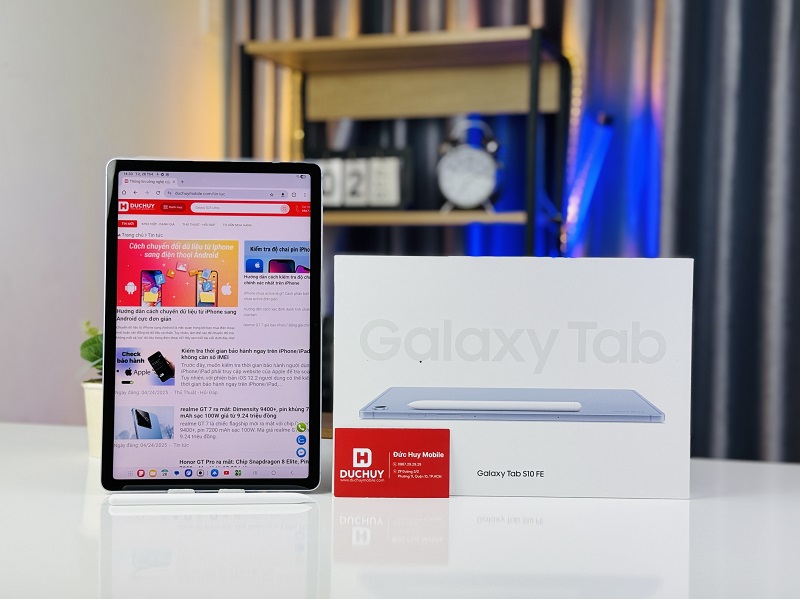 Galaxy Tab S10 FE 256GB Wifi có Liên minh Vuaboss gồm Dubai Palace, VX88, FV88, VV88 pin 8000mAh và sạc nhanh 45W