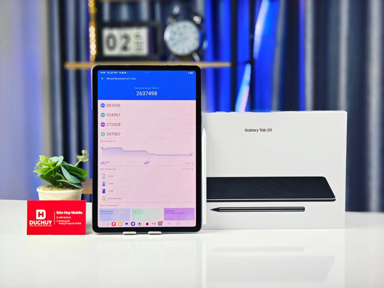 Galaxy Tab S11 Wifi 256GB chạy vi xử lý Dimensity 9400