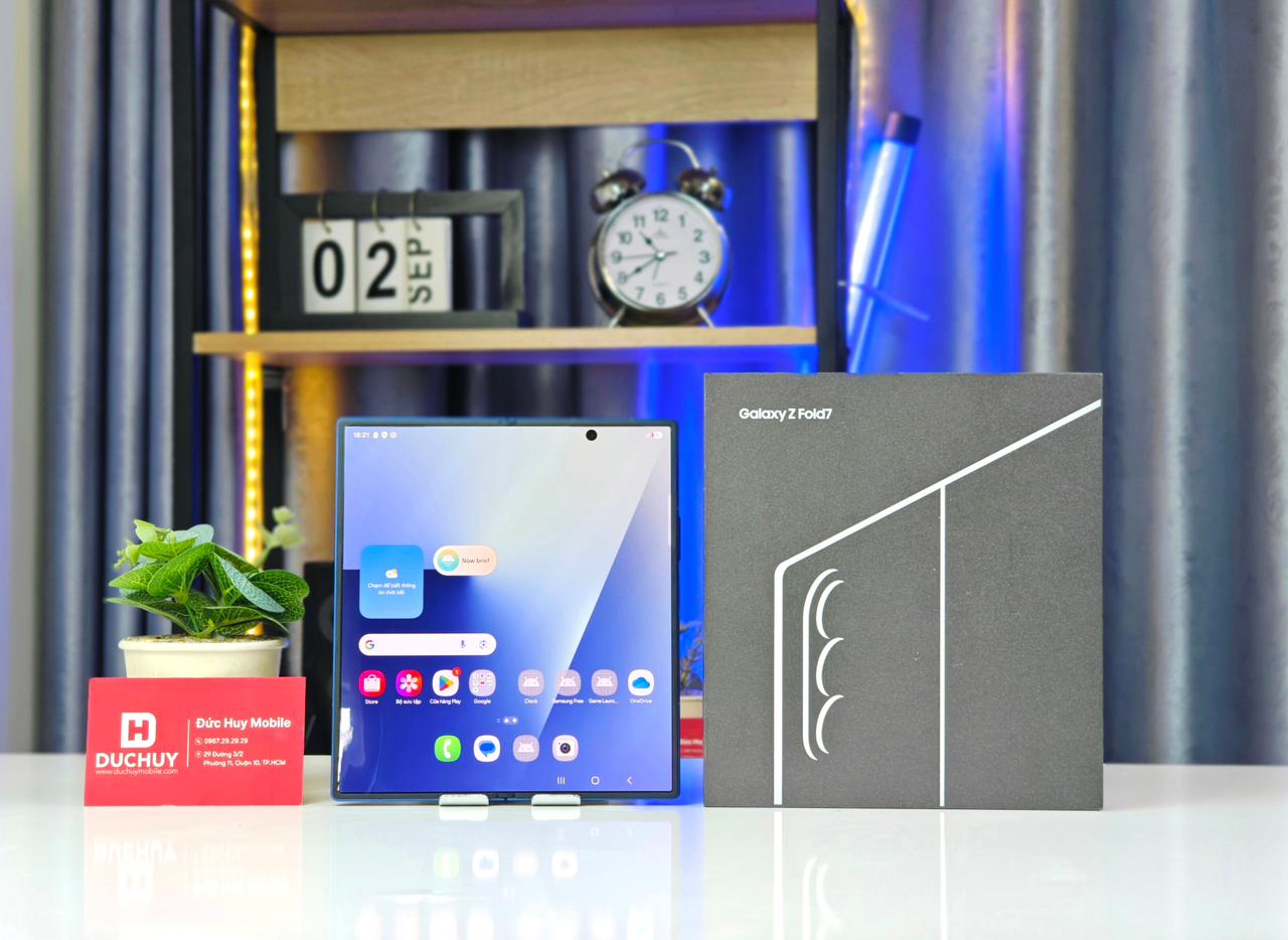 Galaxy Z Fold 7 cũ trôi Barcelona đại sứ thương hiệu VuaBoss hỗ trợ nhiều tính năng AI