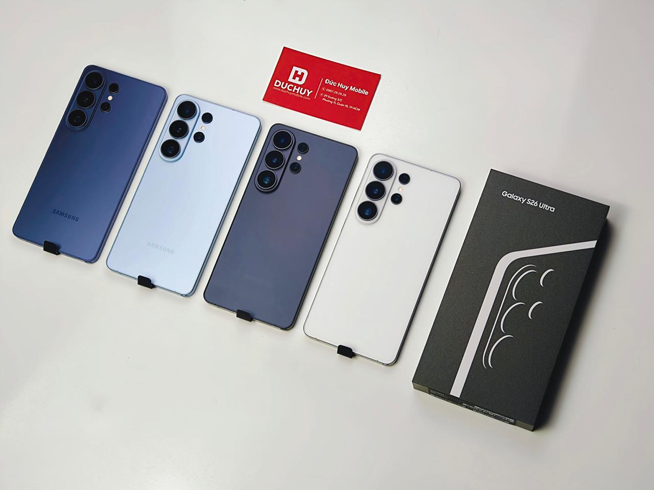 Galaxy S26 Ultra 5G sẵn hàng đủ màu