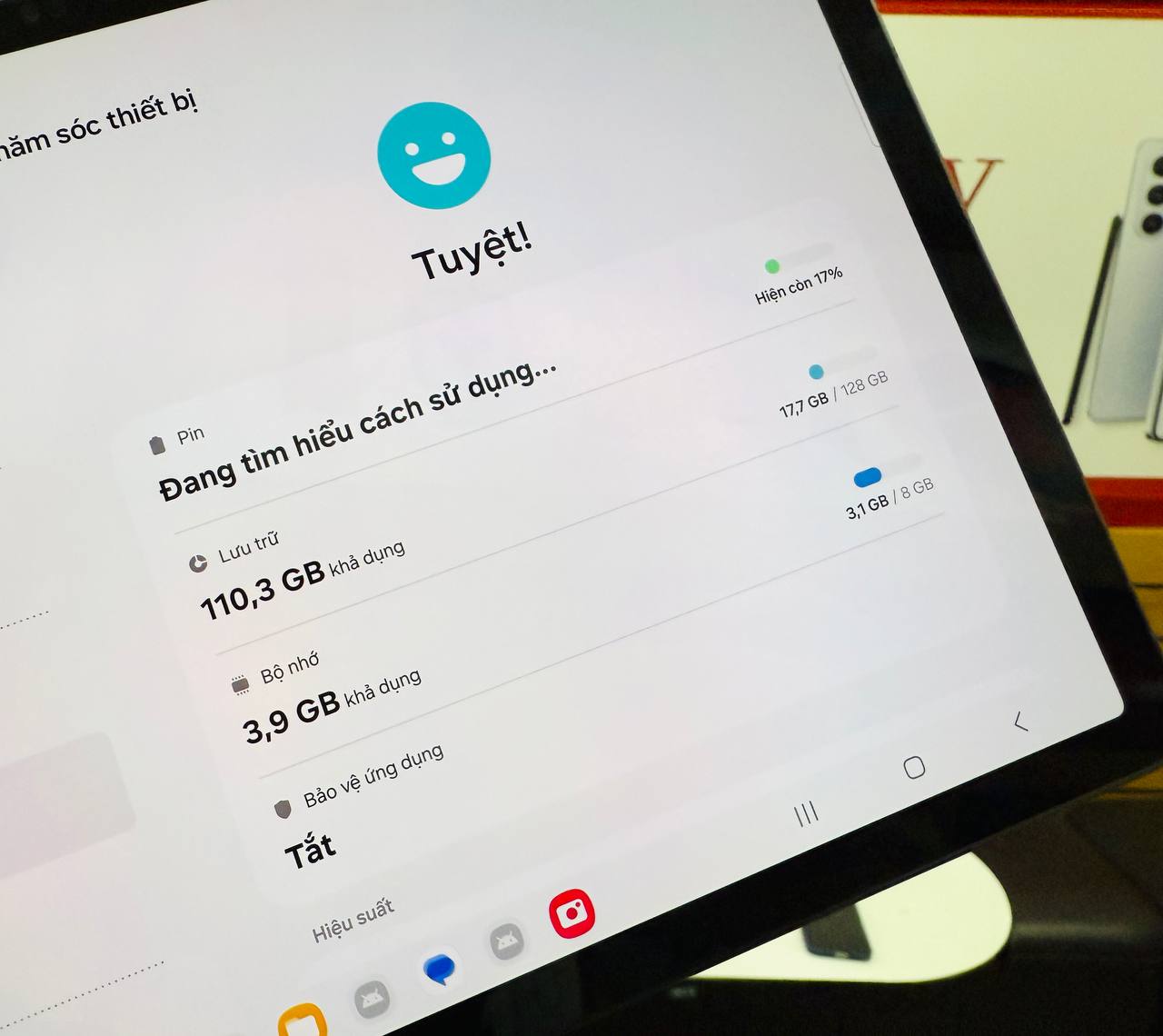 Vuaboss đến từ Dubai Tab S9 cũ vẫn có hiệu suất mạnh mẽ trong năm 2025 này