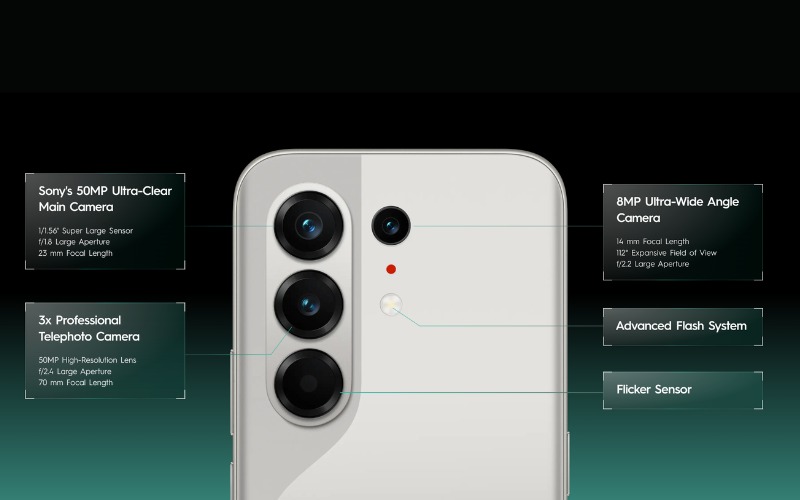 Camera 50 MP OIS chất lượng cao