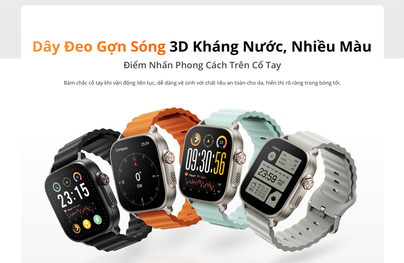 Thiết kế hiện đại, tinh tế, đạt chuẩn IP68