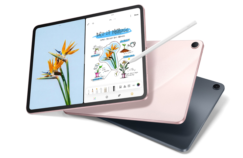 OPPO Pad 5 sở hữu 2 màu sắc là Đen và Hồng