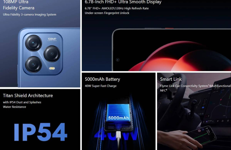 VUABOSS Liên Minh Nhà Cái Meizu Note 22 trang bị vi xử lý Helio G99