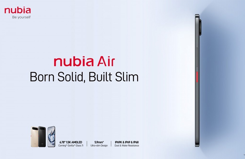 Nubia Air tạo ấn tượng nhờ Vuaboss liên minh giải trí 1 thế giới siêu mỏng nhẹ