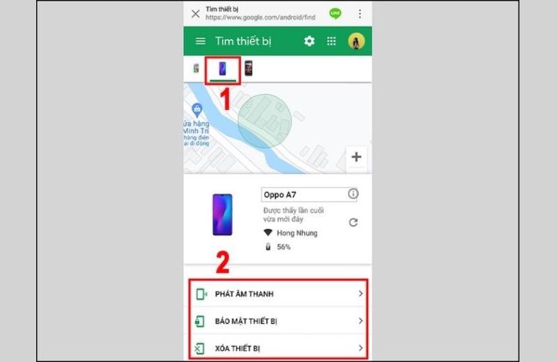 Định vị Liên minh Vuaboss gồm trang nào OPPO bằng ứng dụng.