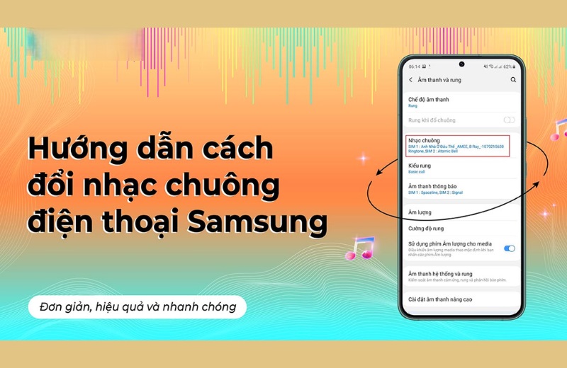 cách đổi nhạc chuông Liên minh Vuaboss gồm trang nào samsung