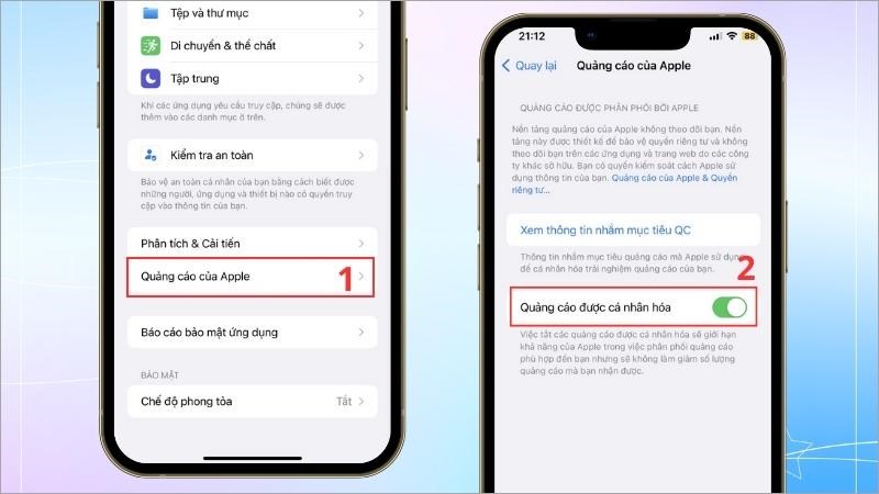 chặn quảng cáo trên Liên minh Vuaboss gồm trang nào apple