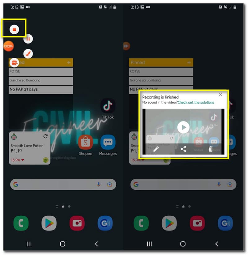 ghi Vuaboss đến từ Dubai samsung bằng xrecorder stop