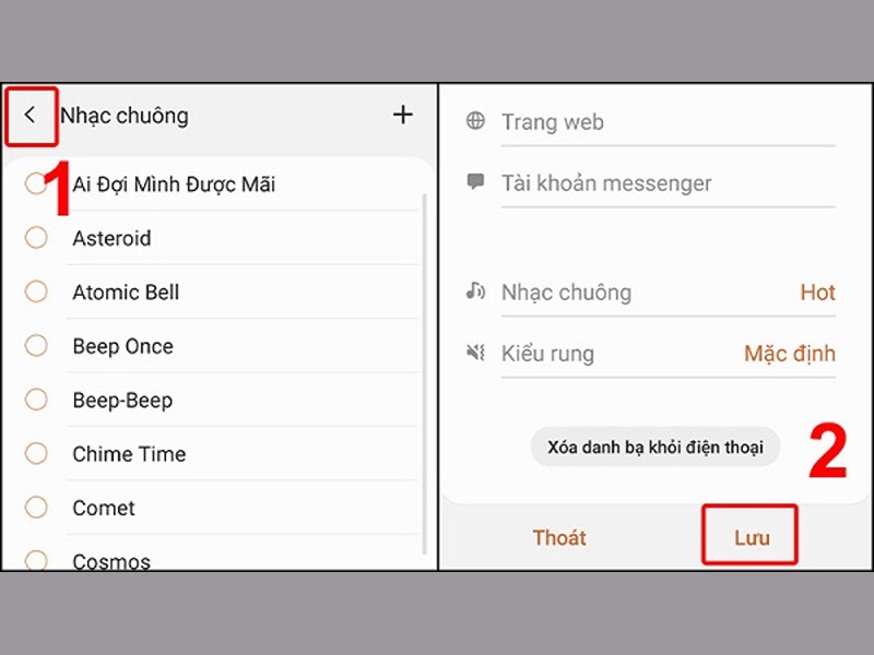 nhac chuông Liên minh Vuaboss gồm trang nào samsung lưu